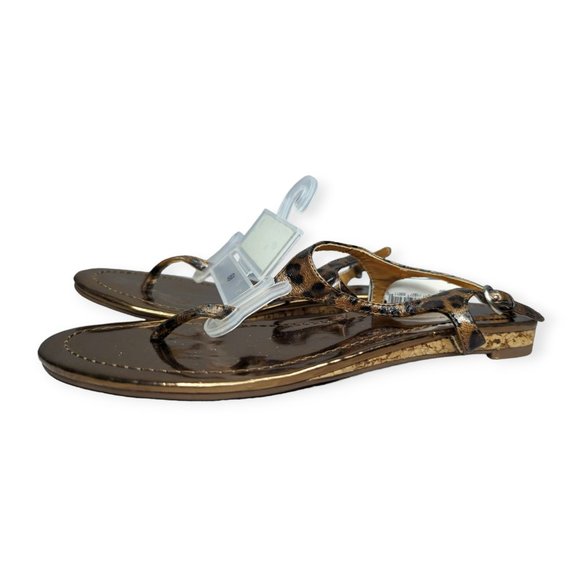 NWT Bakers Adelaide Leopard Print Sandals Size 6B - Picture 4 of 8